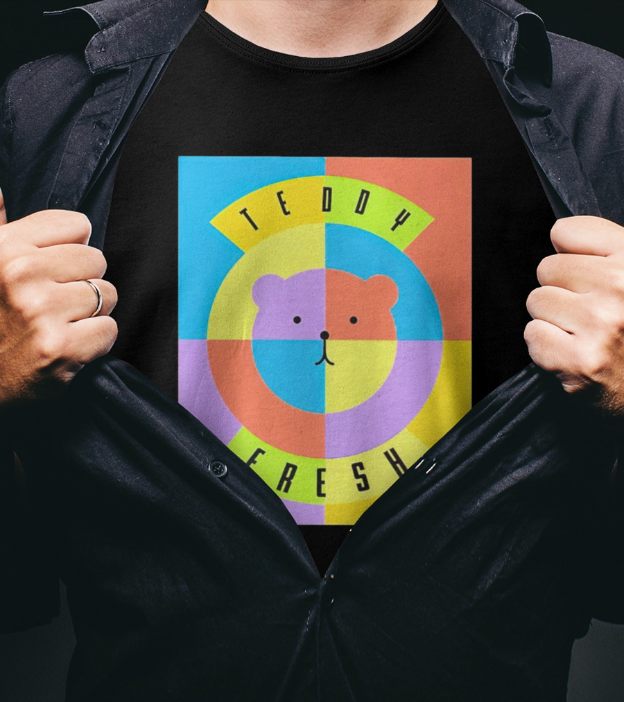 Teddy Fresh Colorful Circle Bear T-Shirt