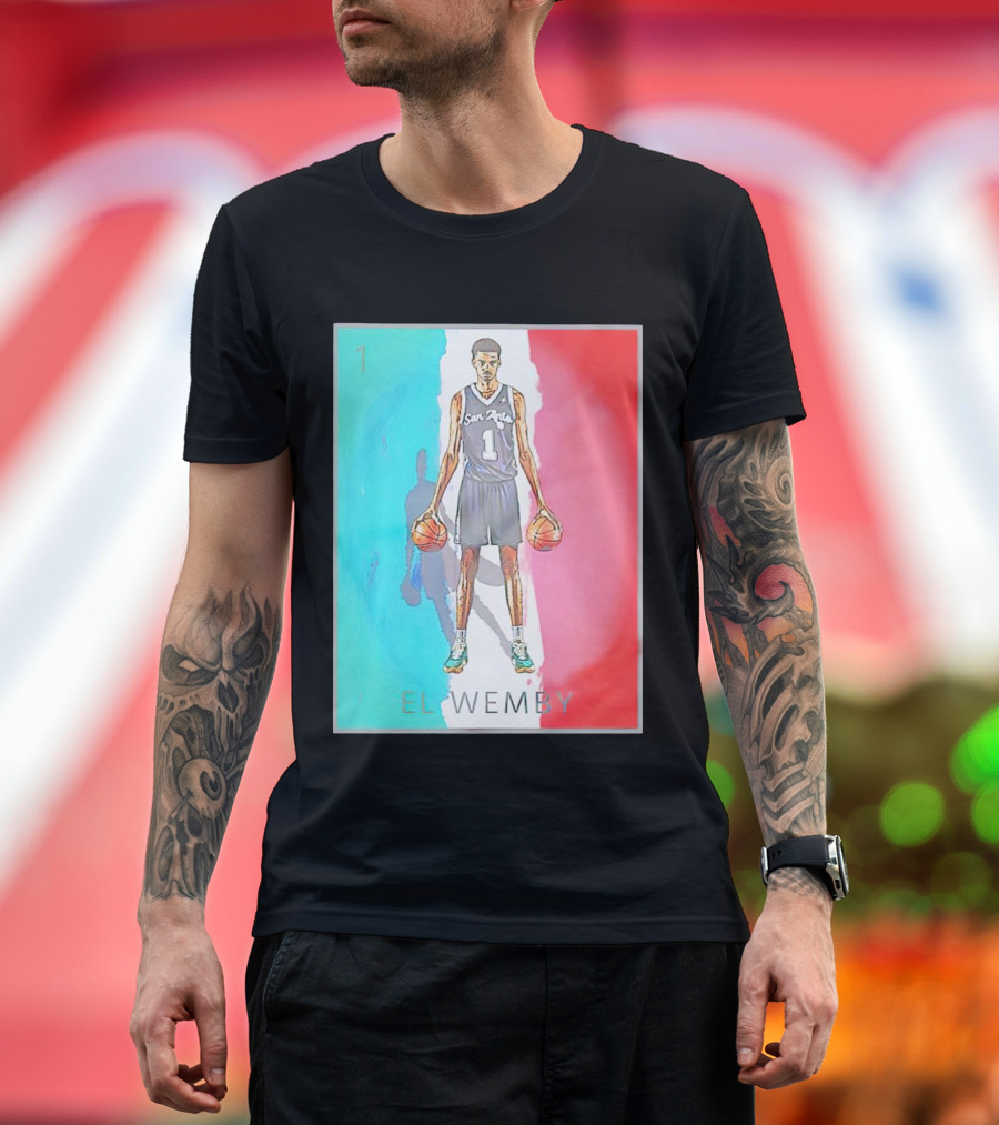 Victor Wembanyama San Antonio Spurs El Wemby Basketball T-Shirt