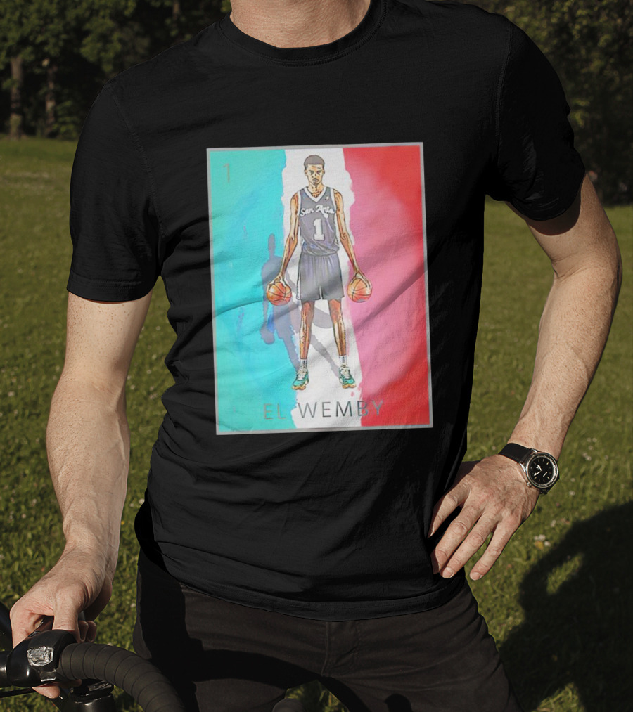 Victor Wembanyama San Antonio Spurs El Wemby Basketball T-Shirt