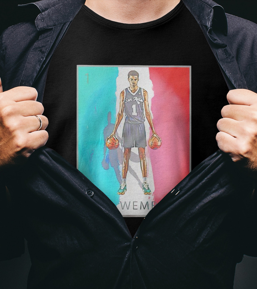 Victor Wembanyama San Antonio Spurs El Wemby Basketball T-Shirt