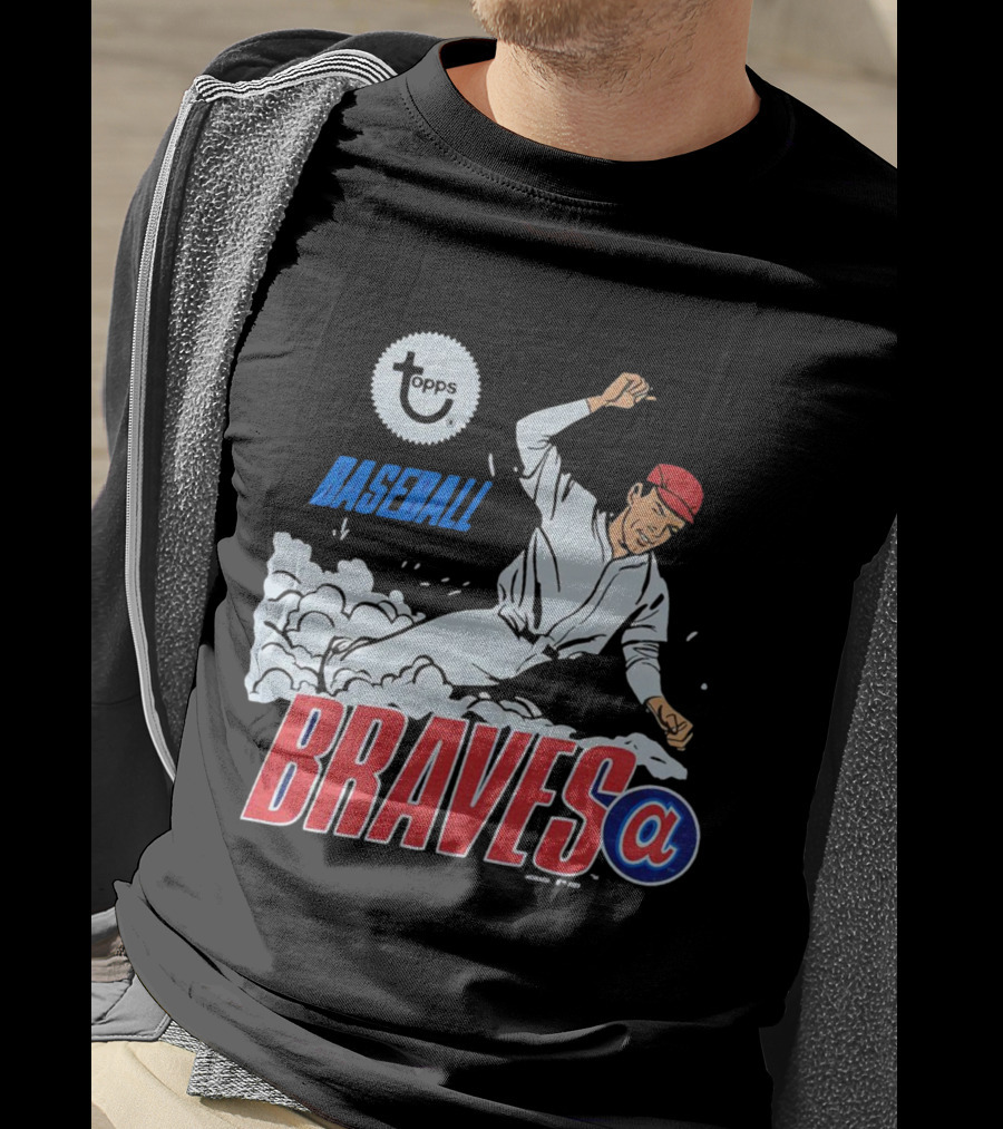 Topps Baseball Braves MLB Atlanta Braves T-Shirt