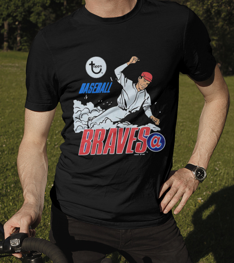 Topps Baseball Braves MLB Atlanta Braves T-Shirt