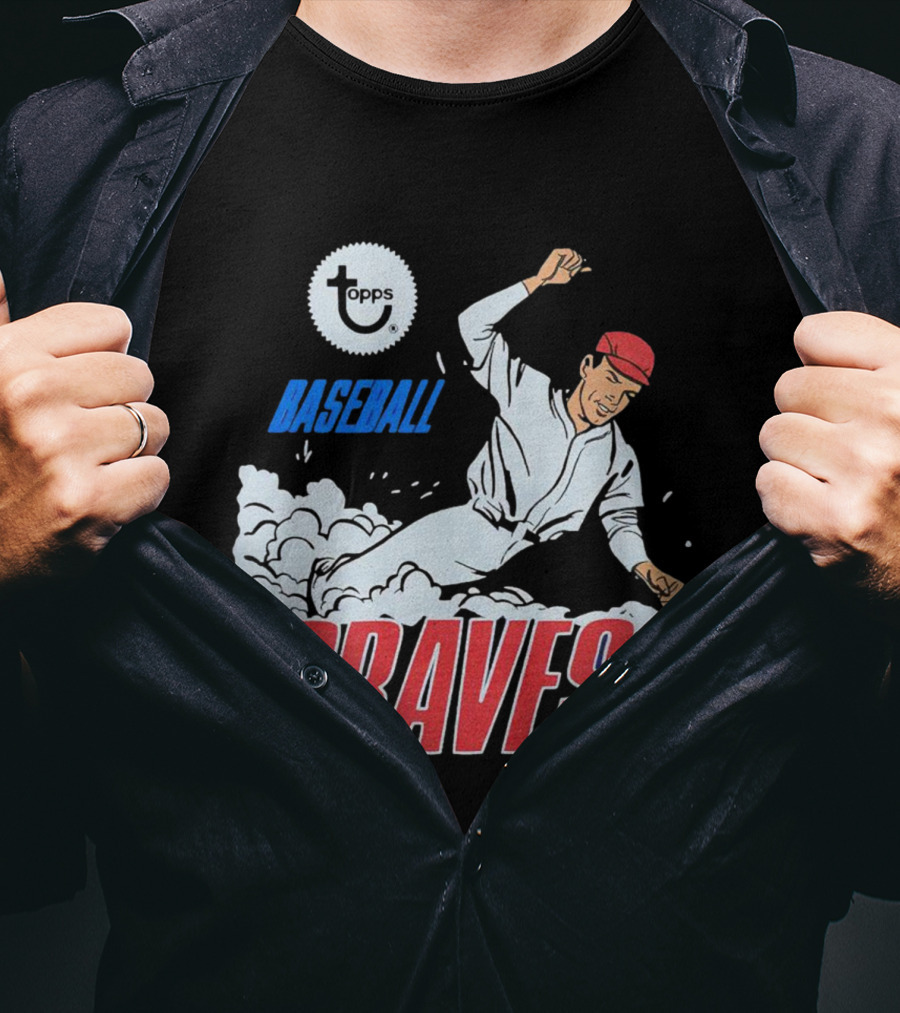 Topps Baseball Braves MLB Atlanta Braves T-Shirt