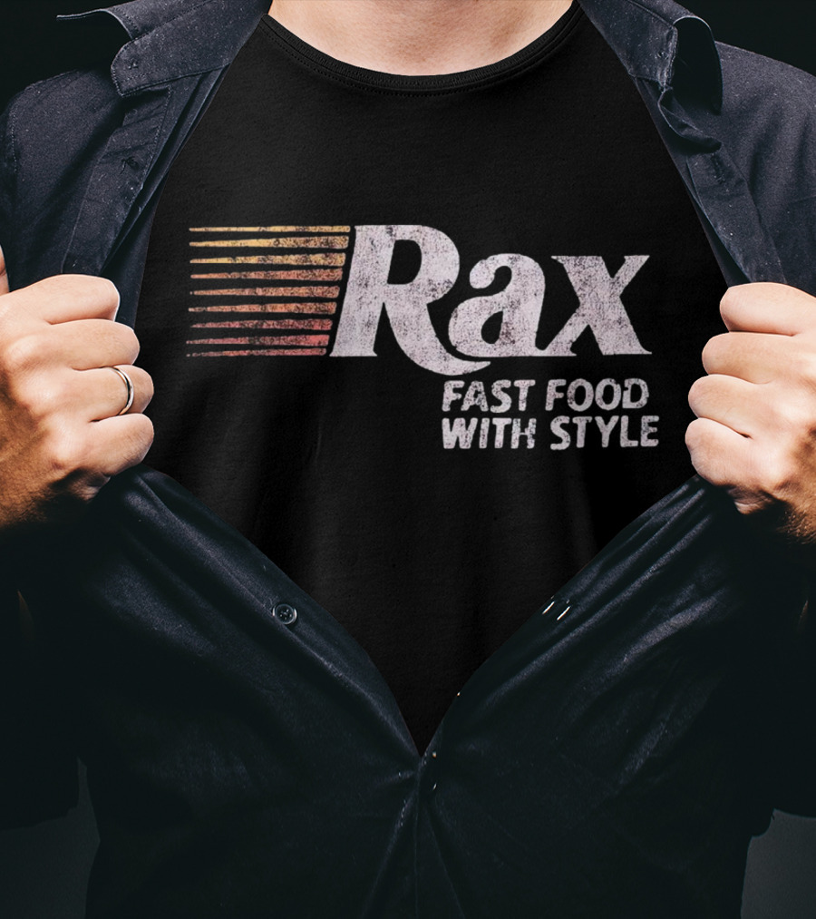 Rax Retro Fast Food With Style Vintage T-Shirt