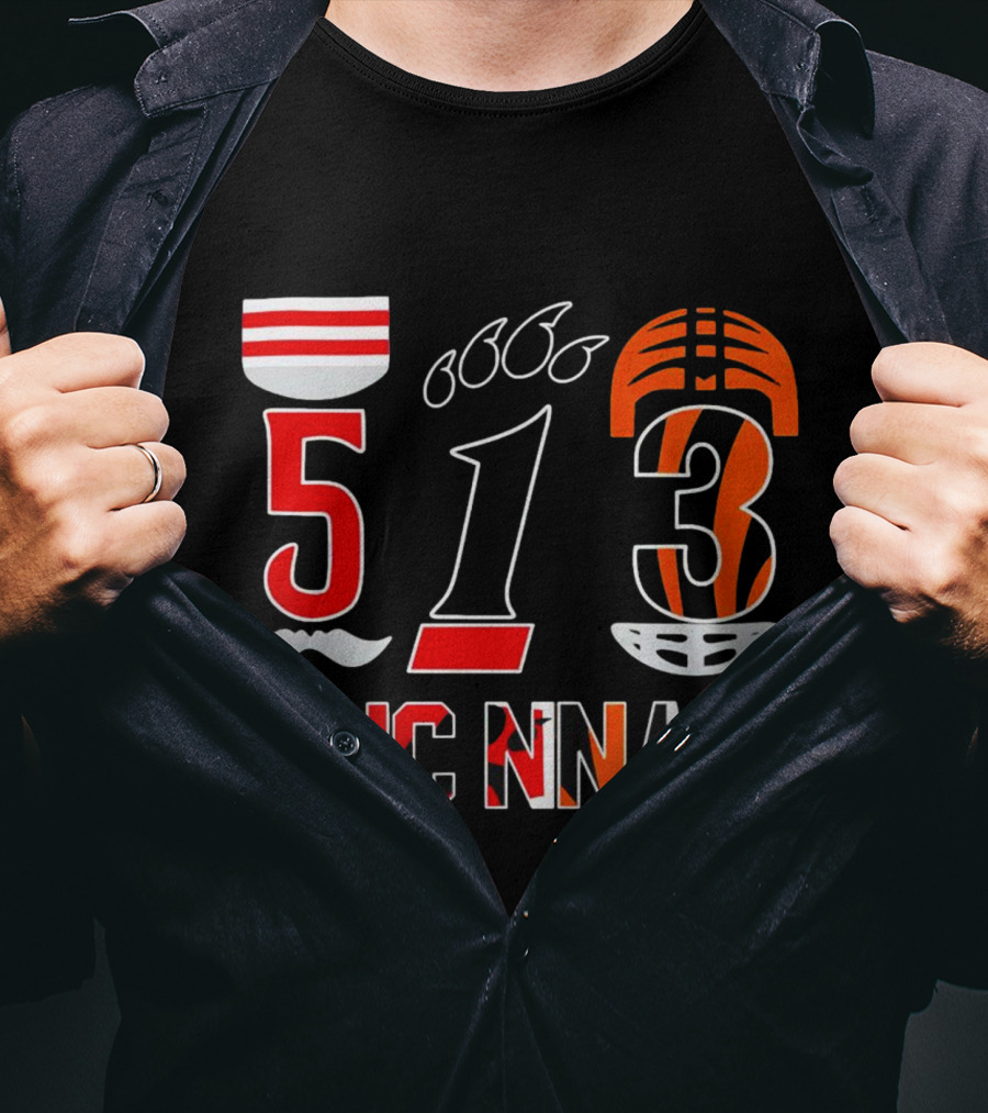 513 Cincinnati Bearcat Football Tiger Team Legend T-Shirt