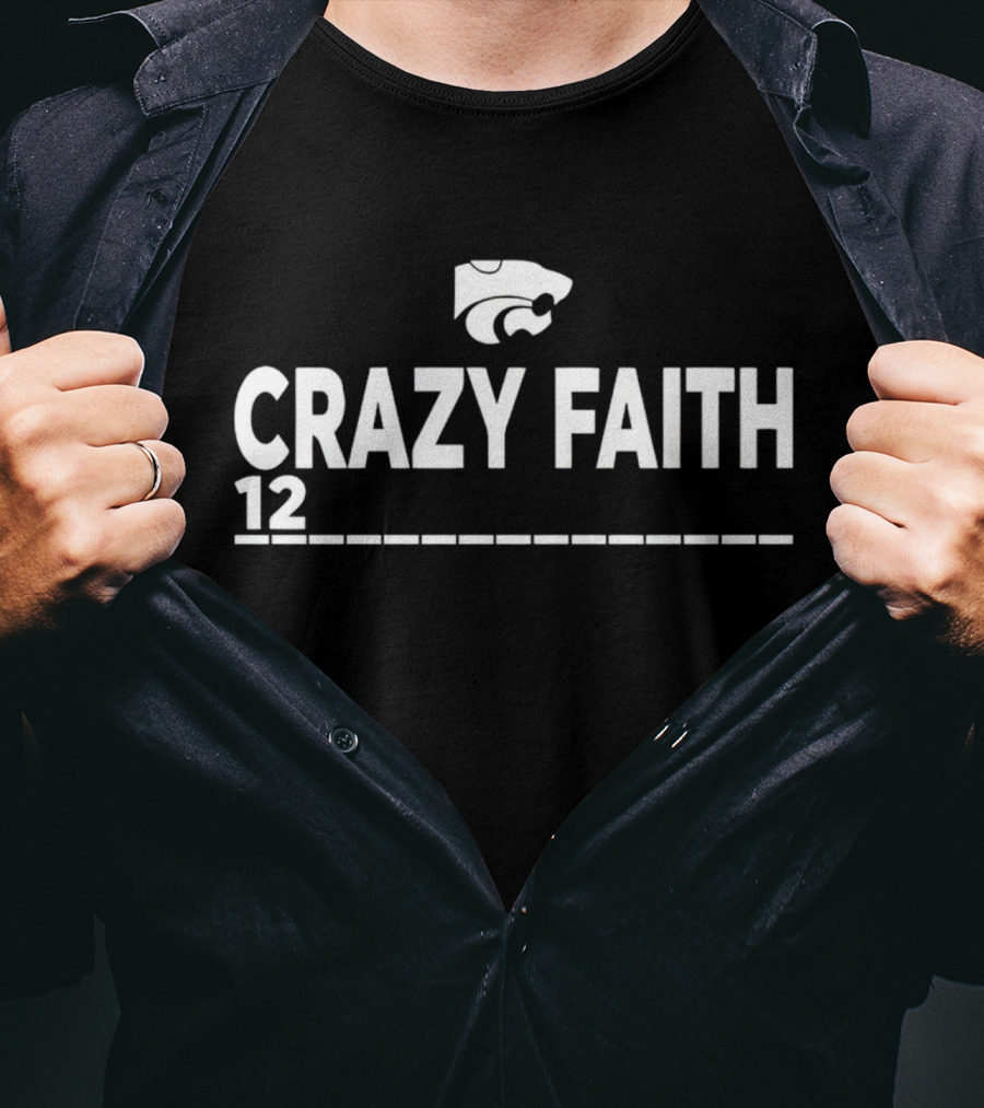 Crazy Faith 12 Wildcats T-Shirt