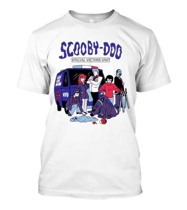 Scooby-Doo Special Victims Unit NYPD Scene Investigation T-Shirt