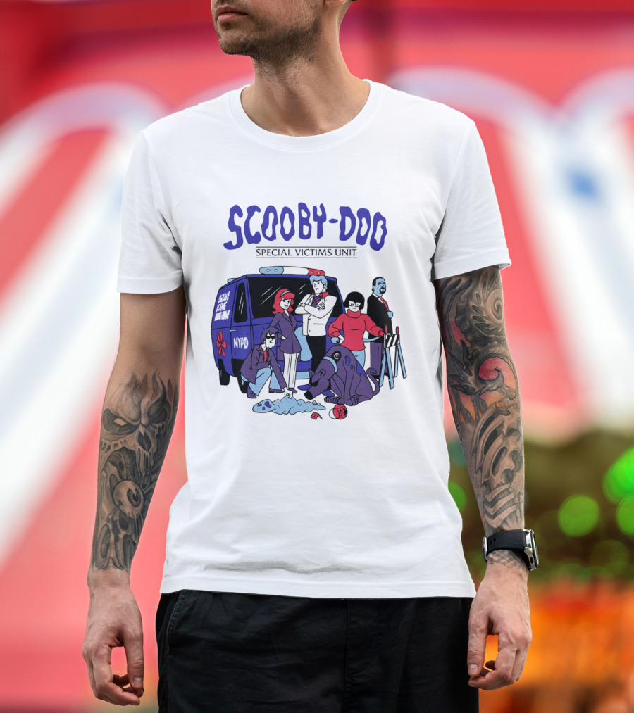 Scooby-Doo Special Victims Unit NYPD Scene Investigation T-Shirt