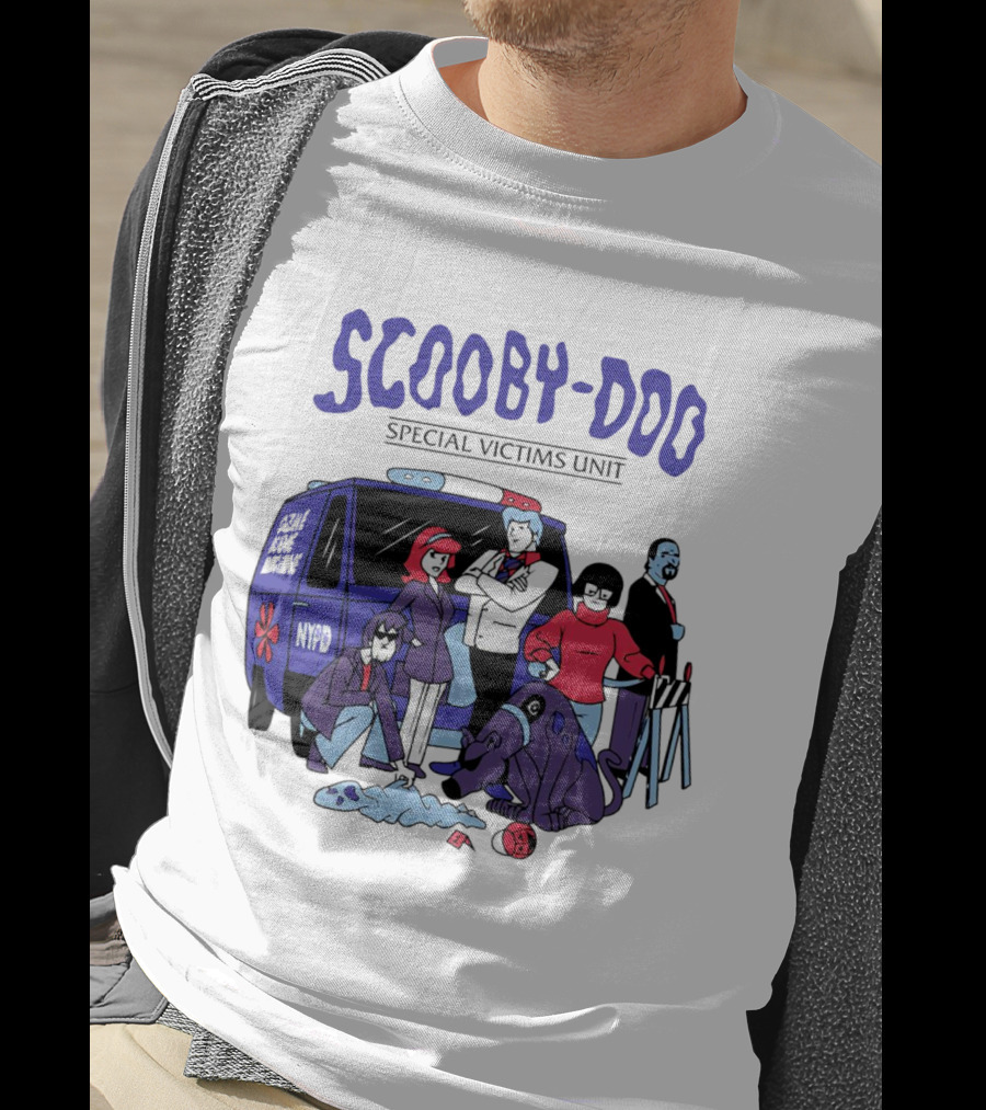 Scooby-Doo Special Victims Unit NYPD Scene Investigation T-Shirt