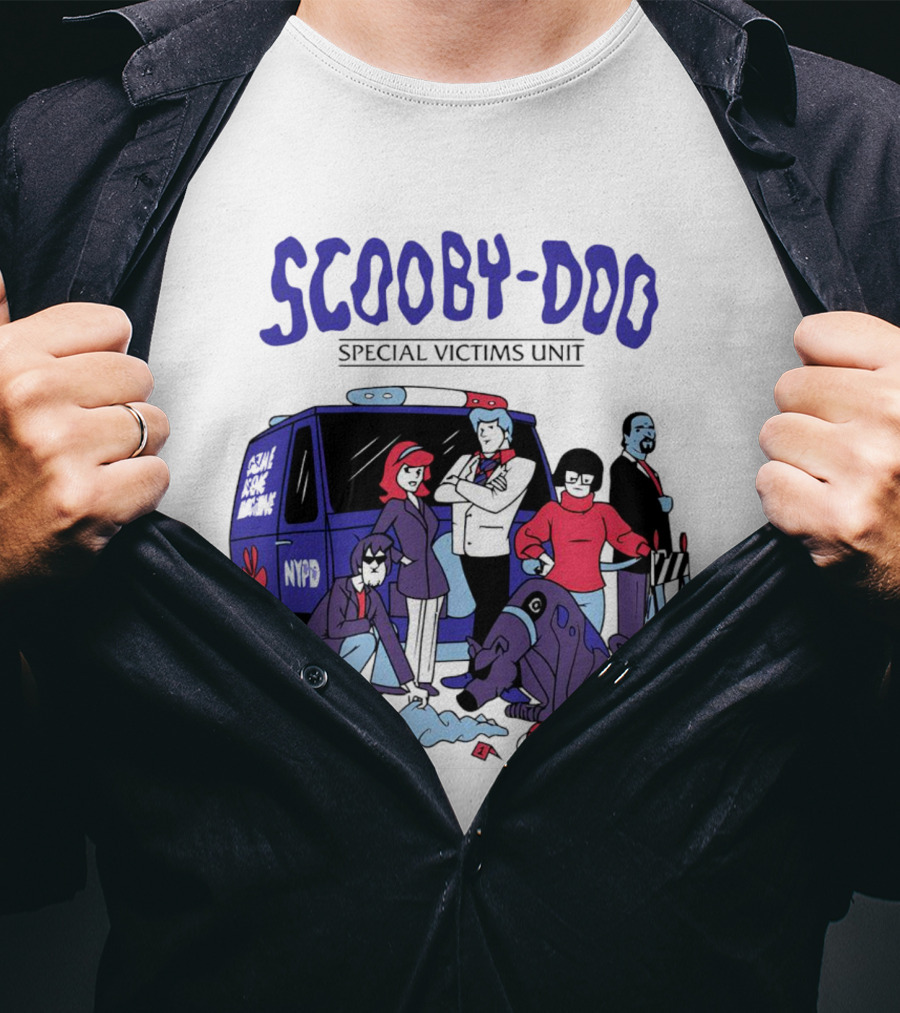Scooby-Doo Special Victims Unit NYPD Scene Investigation T-Shirt