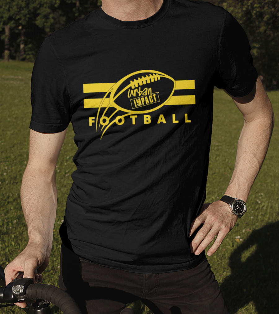 Urban Impact Football Yellow Stripes T-Shirt