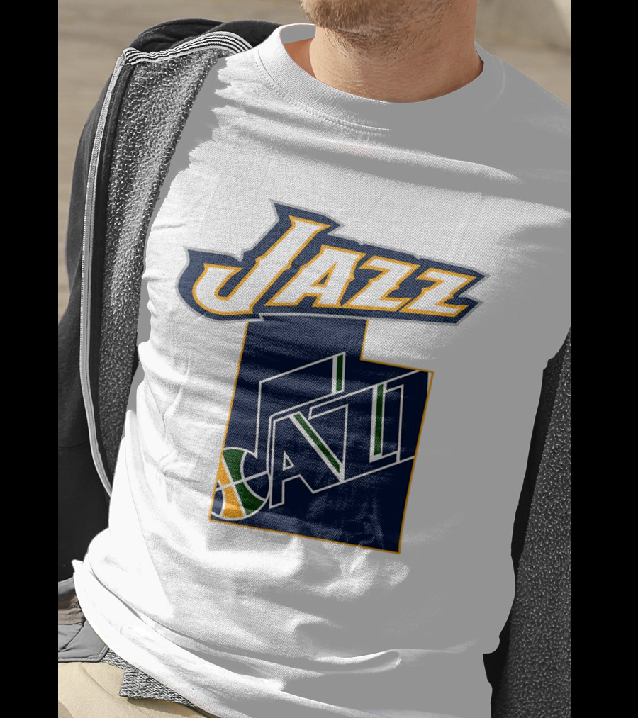 Jazz Utah Map T-Shirt