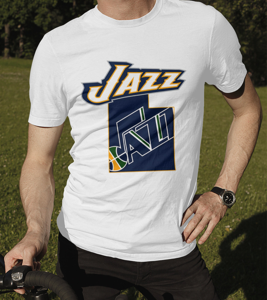 Jazz Utah Map T-Shirt