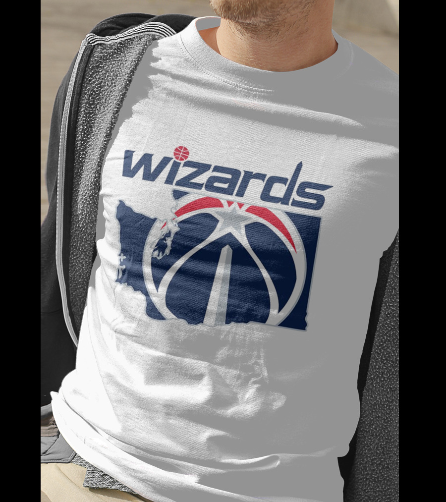 Wizards Washington State Map T-Shirt