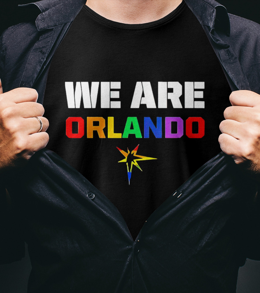 We Are Orlando Rainbow Star T-Shirt