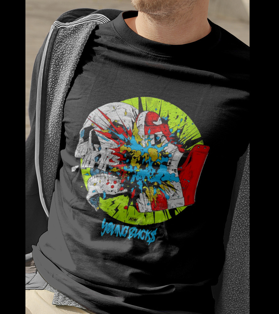 AEW Young Bucks Comic Explosion T-Shirt