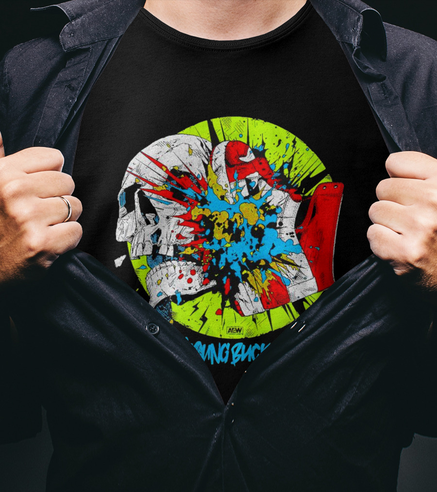 AEW Young Bucks Comic Explosion T-Shirt