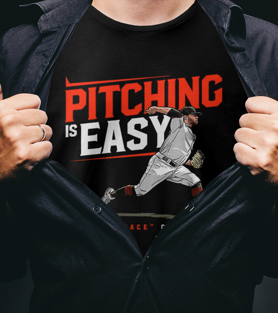 Brandon Ace Crawford Pitching Is Easy San Francisco Giants T-Shirt
