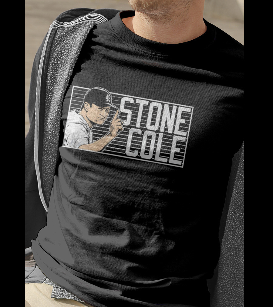 Gerrit Cole Stone Cole New York Yankees 45 T-Shirt