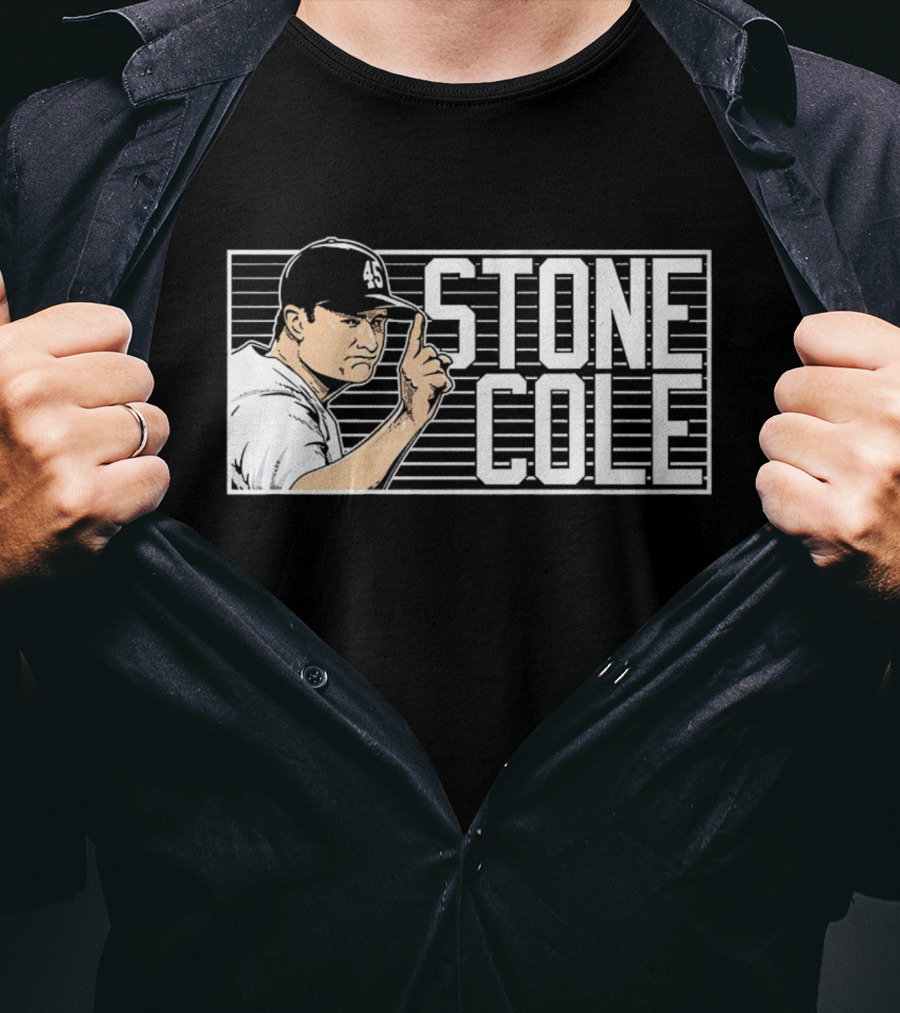 Gerrit Cole Stone Cole New York Yankees 45 T-Shirt