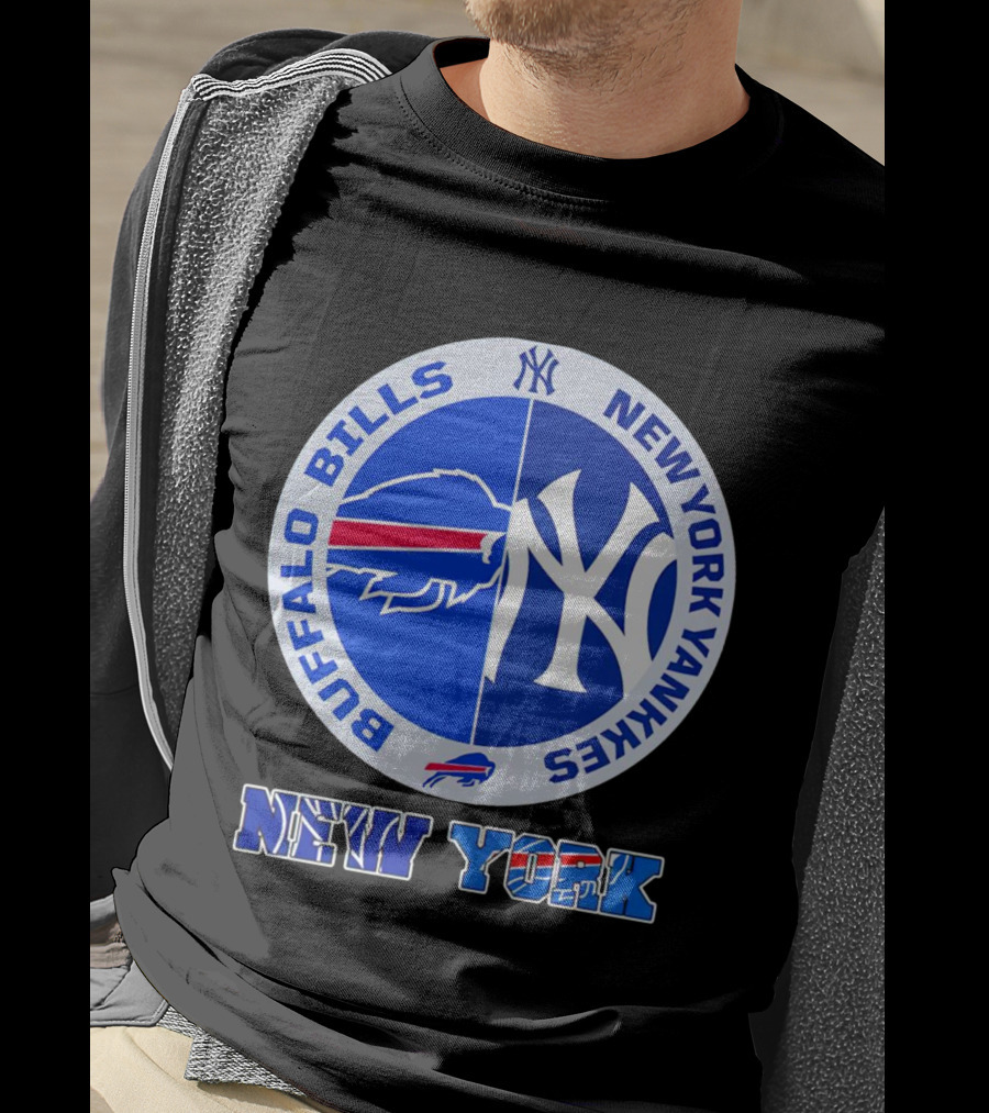 New York Buffalo Bills New York Yankees NYY NY Buffalo T-Shirt