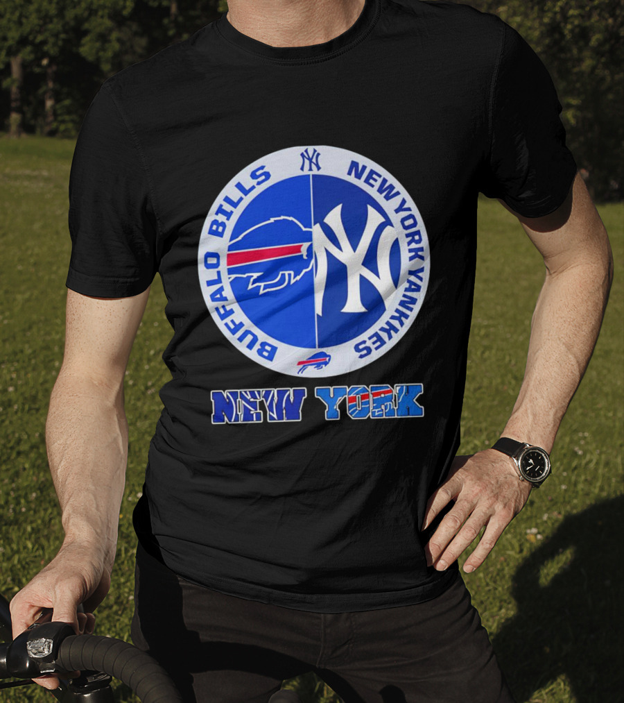New York Buffalo Bills New York Yankees NYY NY Buffalo T-Shirt