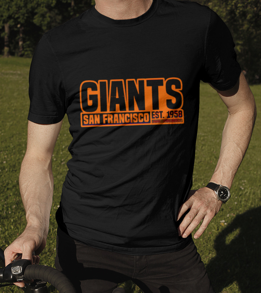 San Francisco Giants Est 1958 Orange T-Shirt