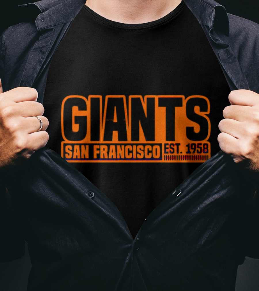San Francisco Giants Est 1958 Orange T-Shirt