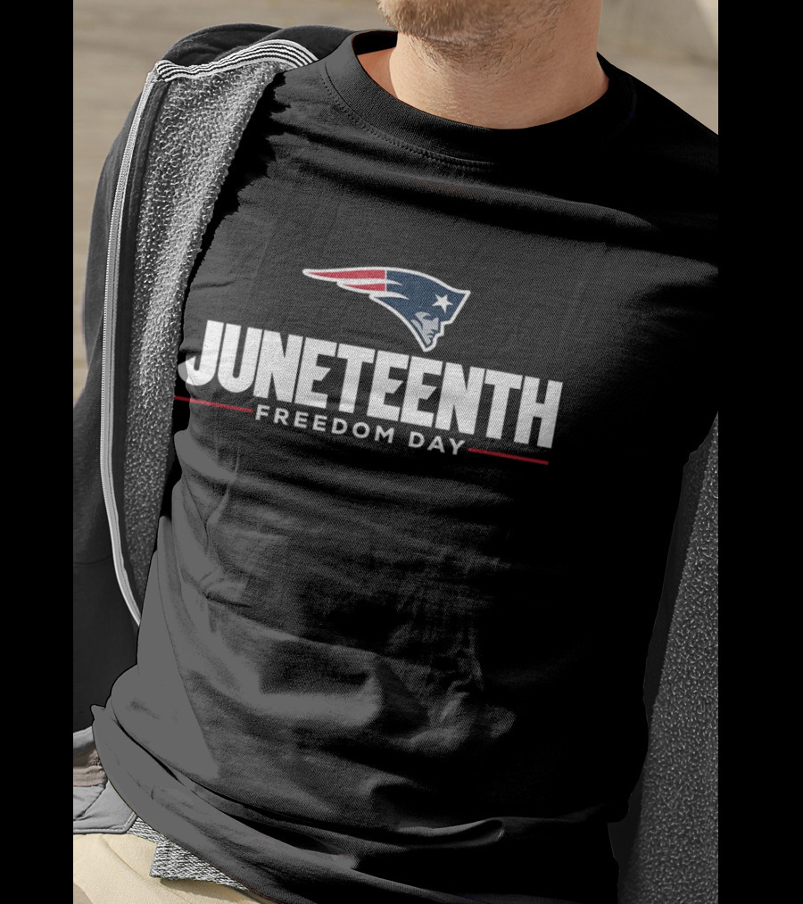 Juneteenth Freedom Day New England Patriots T-Shirt