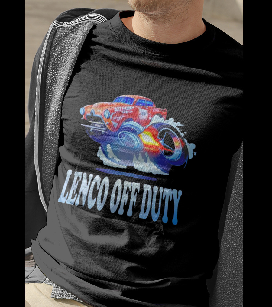 Lenco Off Duty 327 Chevy Racing Hot Rod Ford 1950 T-Shirt