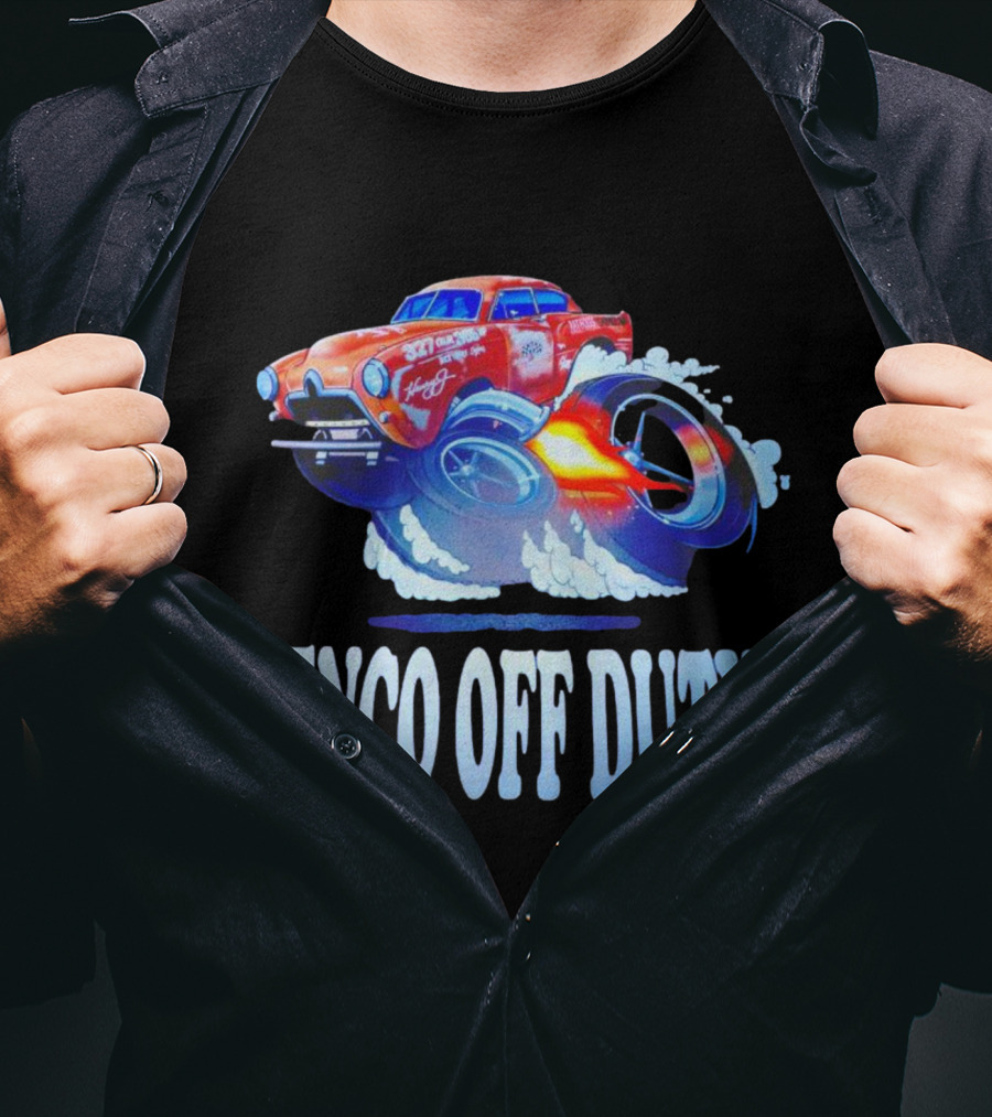 Lenco Off Duty 327 Chevy Racing Hot Rod Ford 1950 T-Shirt