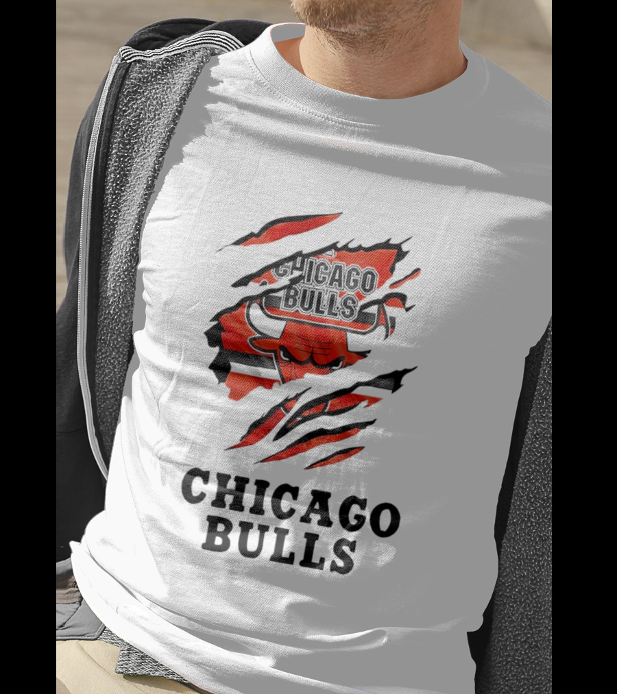 Chicago Bulls Torn Reveal Inside Me T-Shirt