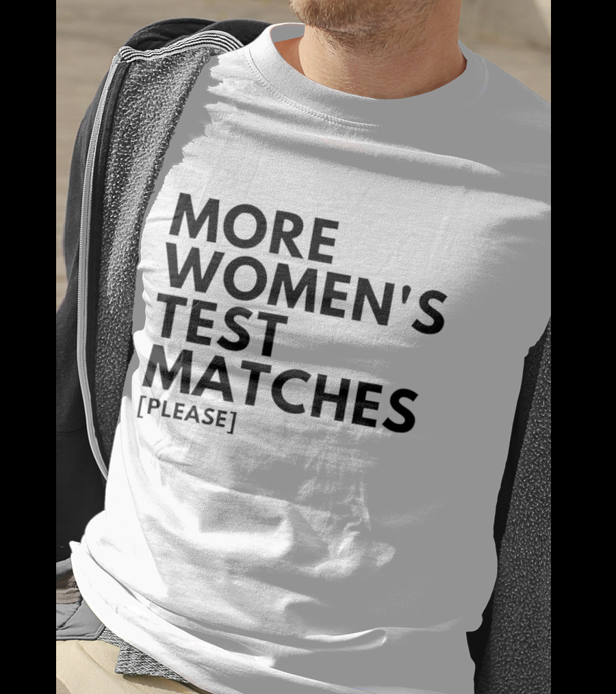 More Women's Test Matches Please England's Barmy Army T-Shirt