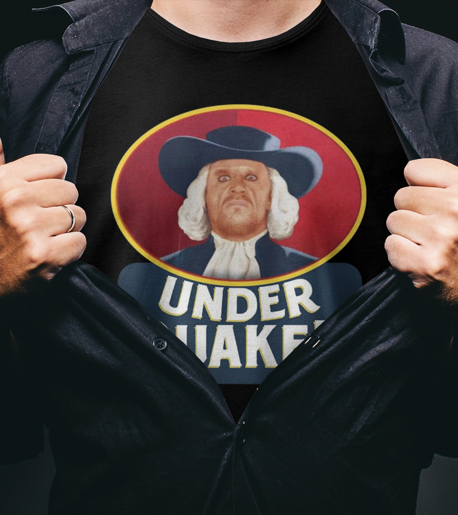 Quaker Oats Logo Parody Under Quaker T-Shirt