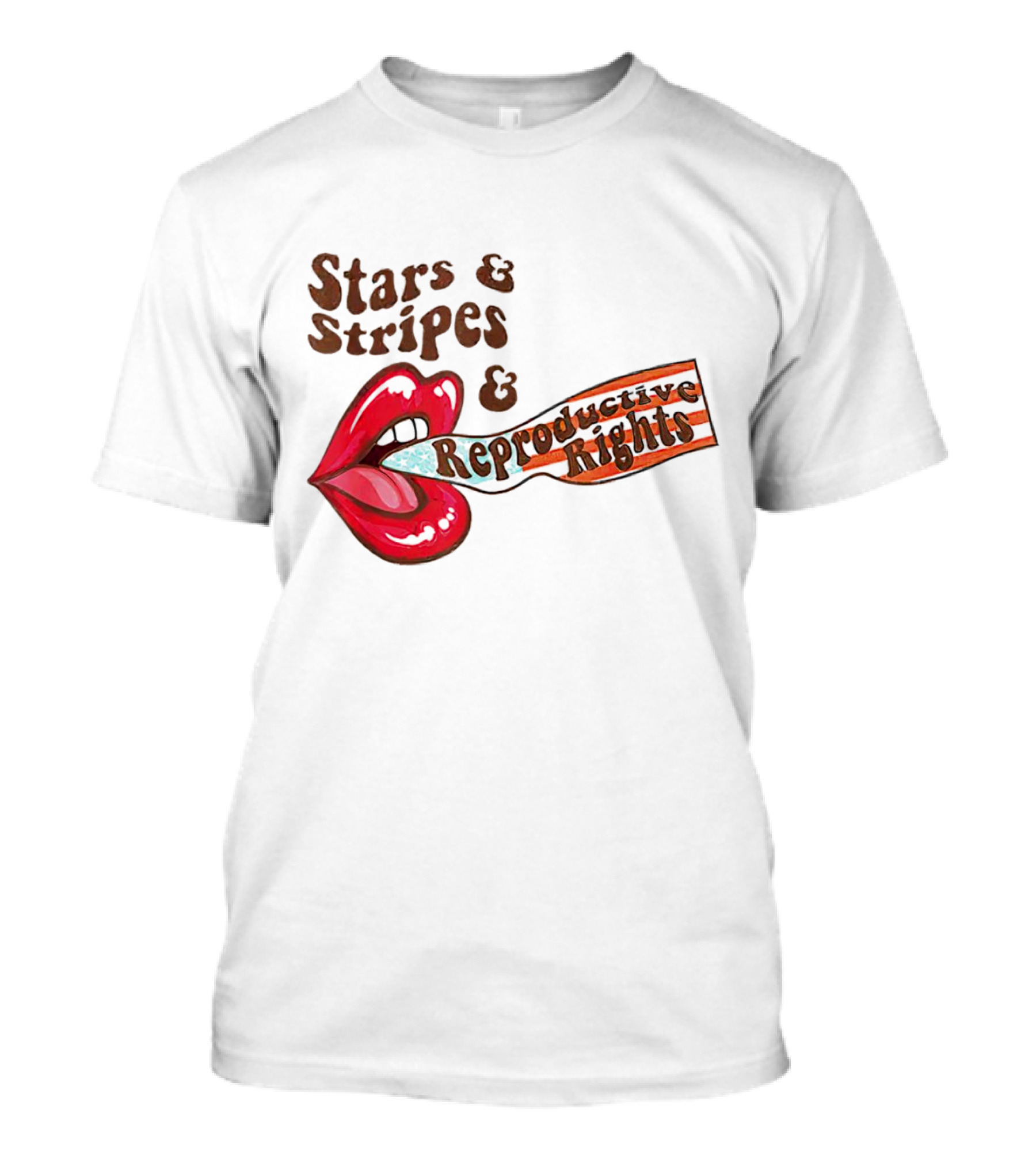 Stars Stripes And Reproductive Rights American Voices T-Shirt