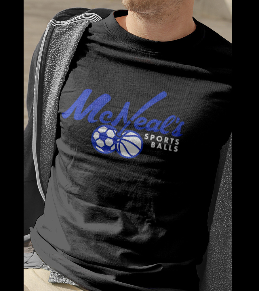 McNeal’s Sports Balls Soccer Basketball T-Shirt