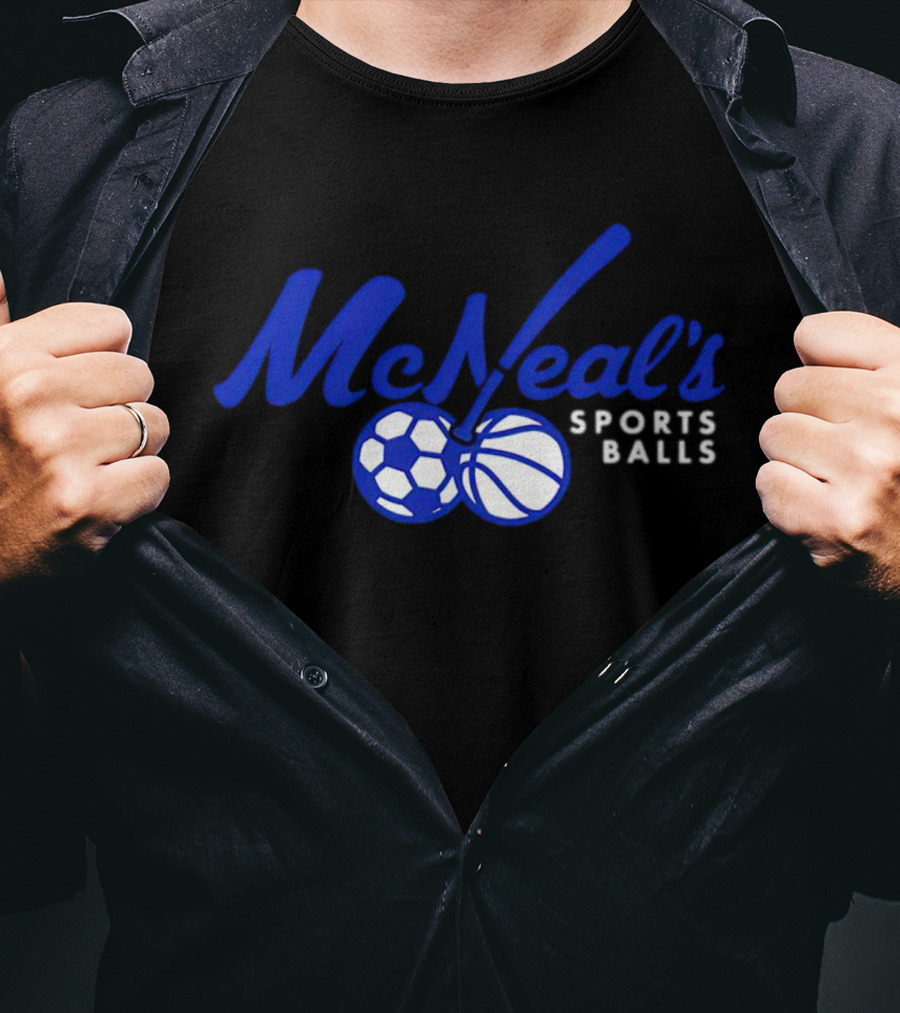 McNeal’s Sports Balls Soccer Basketball T-Shirt