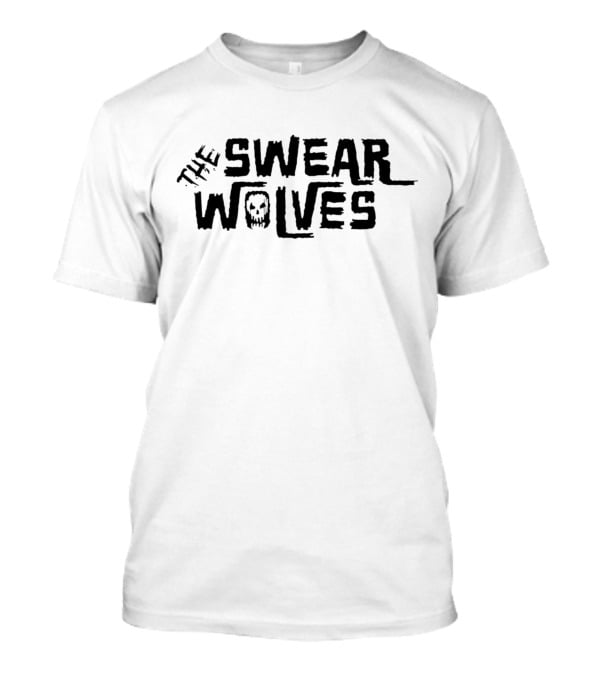 The Swear Wolves Skull Lettering T-Shirt