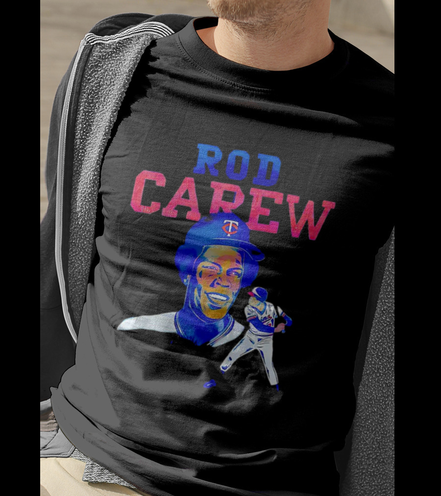 Rod Carew Twins Baseball Player T-Shirt