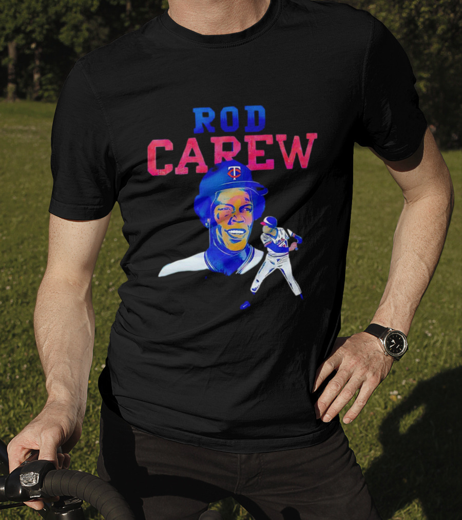 Rod Carew Twins Baseball Player T-Shirt