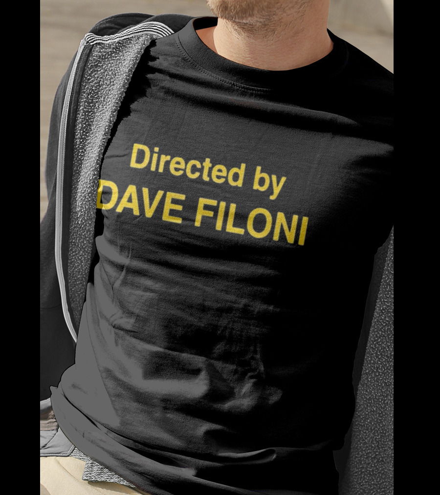 Directed By Dave Filoni Text In Yellow T-Shirt