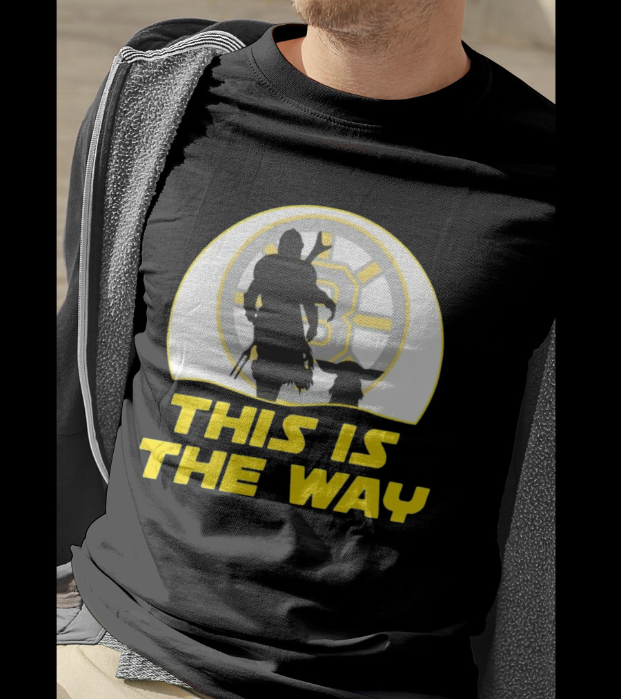 Boston Bruins This Is The Way Mandalorian Crossover T-Shirt