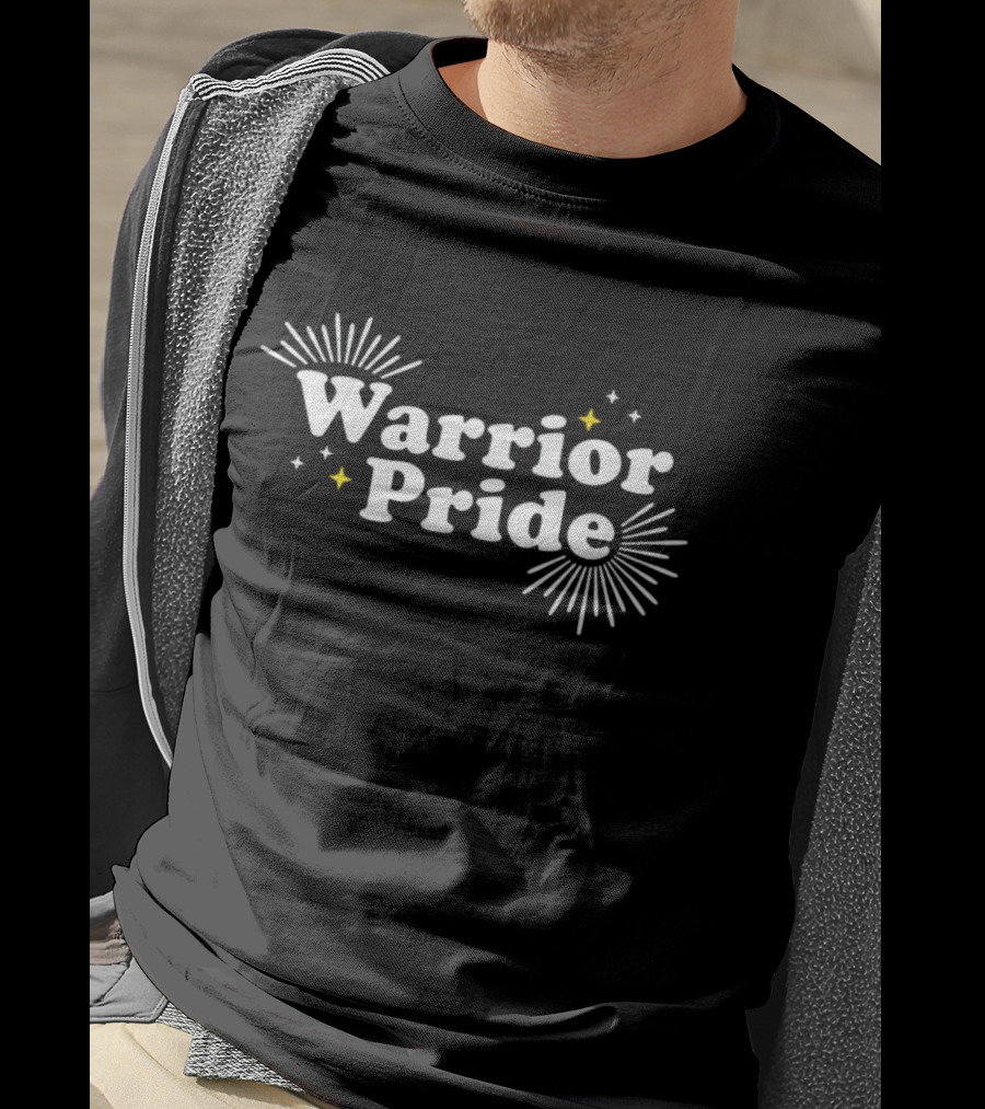 Warrior Pride Celebration Fireworks Stars T-Shirt