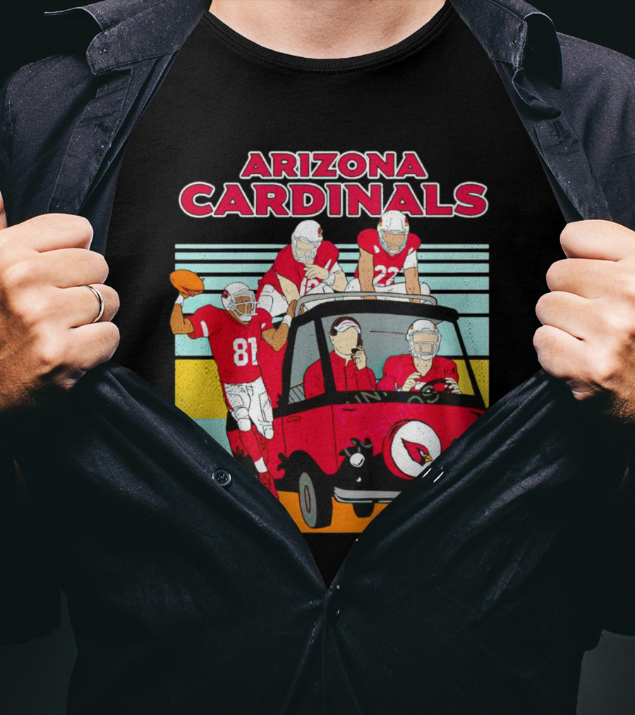 Arizona Cardinals Vintage Football Friends T-Shirt