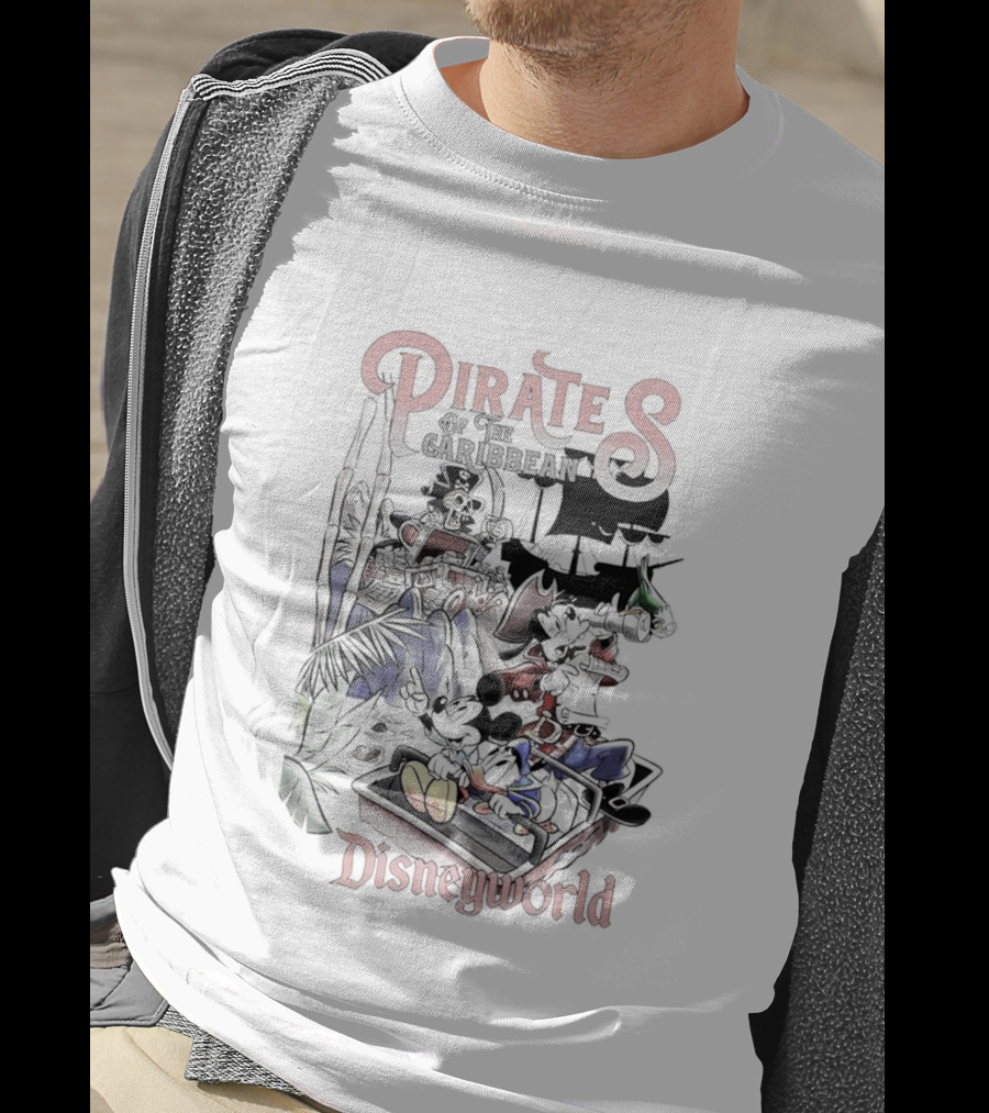 Pirates Of The Caribbean Mickey Disneyland Adventure T-Shirt