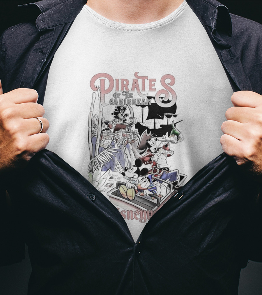 Pirates Of The Caribbean Mickey Disneyland Adventure T-Shirt