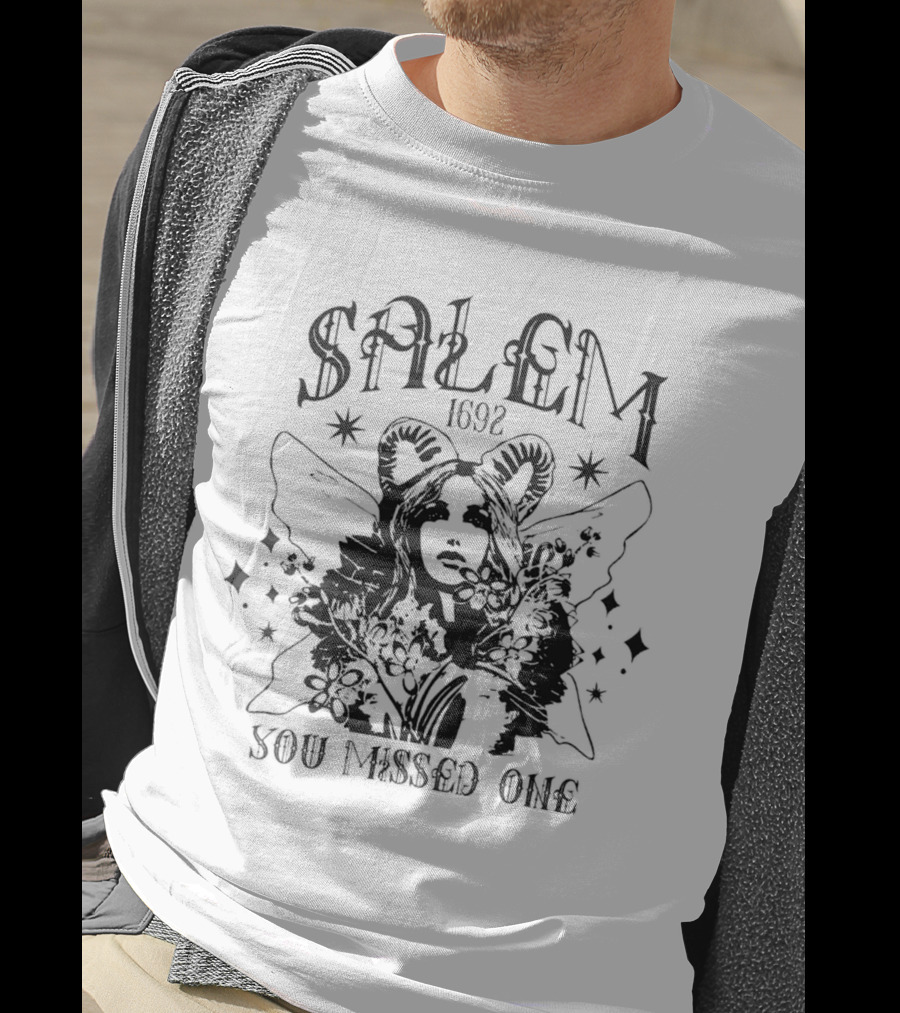 Salem 1692 You Missed One Witch Gothic T-Shirt