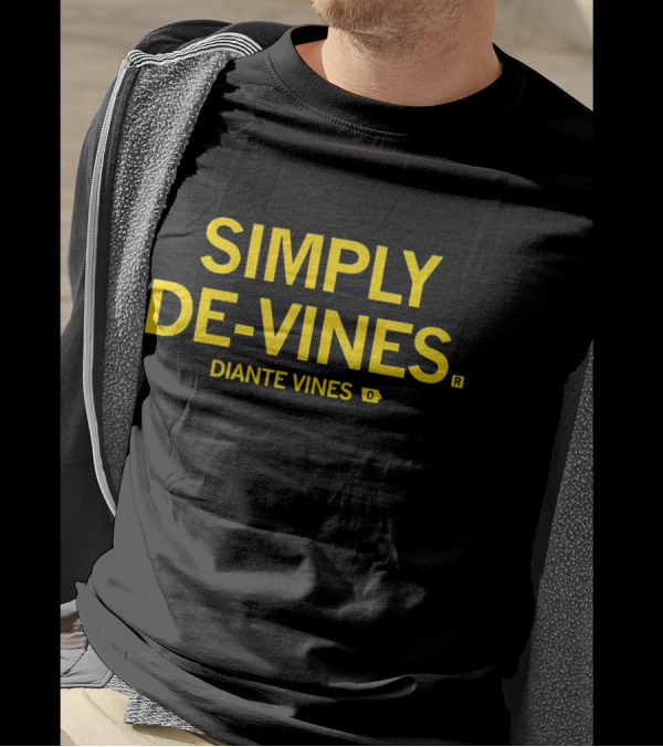 SIMPLY DE-VINES DIANTE VINES Football Player 0 Jersey Fan Gear T-Shirt