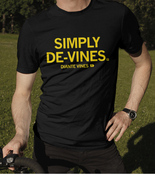 SIMPLY DE-VINES DIANTE VINES Football Player 0 Jersey Fan Gear T-Shirt