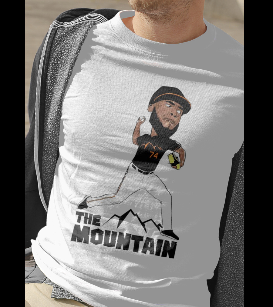 The Mountain Félix Bautista 74 Baltimore Orioles Pitcher T-Shirt